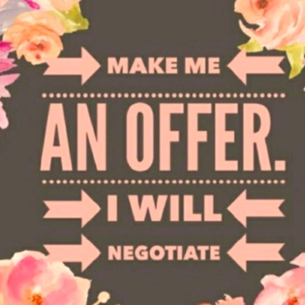 Reasonable offers welcome!